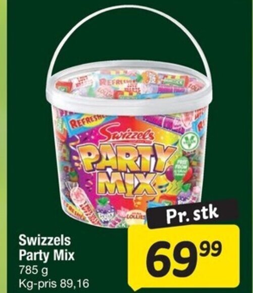 Swizzels Party Mix 785 g tilbud hos Fakta Tyskland