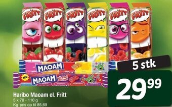 Fakta Tyskland Haribo Maoam el. Fritt tilbud