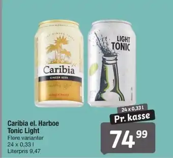 Fakta Tyskland Caribia el. Harboe Tonic Light tilbud