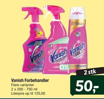 Fakta Tyskland Vanish Forbehandler tilbud