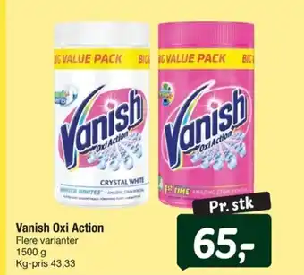 Fakta Tyskland Vanish Oxi Action Flere varianter tilbud