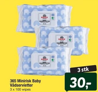 Fakta Tyskland 365 Minirisk Baby Vådservietter tilbud