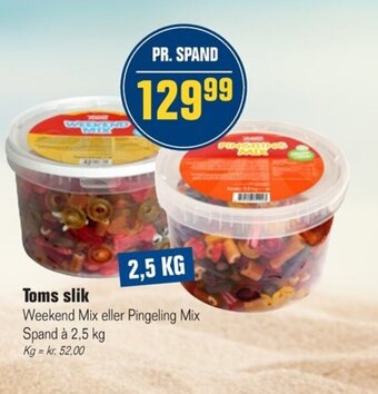 Otto Duborg Toms slik tilbud