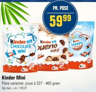 Otto Duborg Kinder Mini tilbud