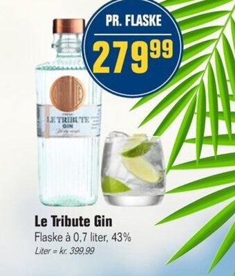 Otto Duborg Le Tribute Gin tilbud