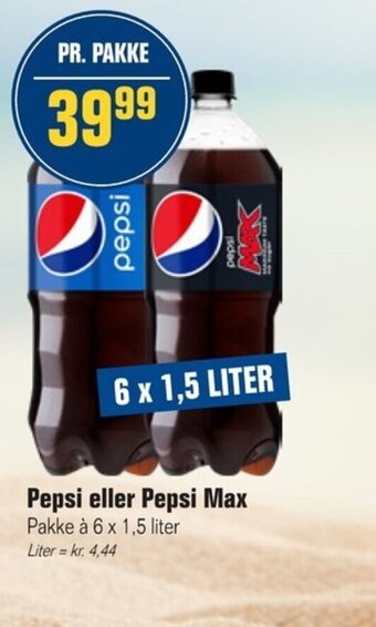 Otto Duborg Pepsi eller Pepsi Max tilbud