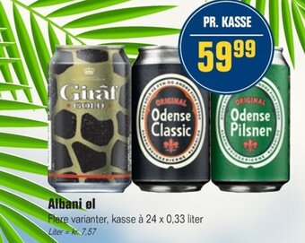 Otto Duborg Albani øl tilbud