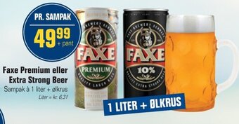Otto Duborg Faxe Premium eller Extra Strong Beer tilbud