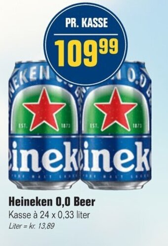 Otto Duborg Heineken 0,0 Beer tilbud