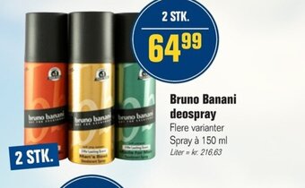 Otto Duborg Bruno Banani deospray tilbud