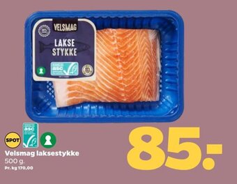 Netto Velsmag laksestykke 500 g. tilbud