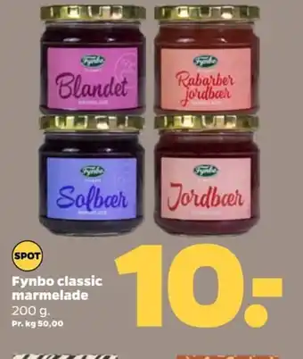 Netto Fynbo classic marmelade 200 g. tilbud