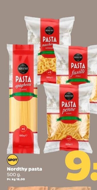 Netto Nordthy pasta 500 g. tilbud