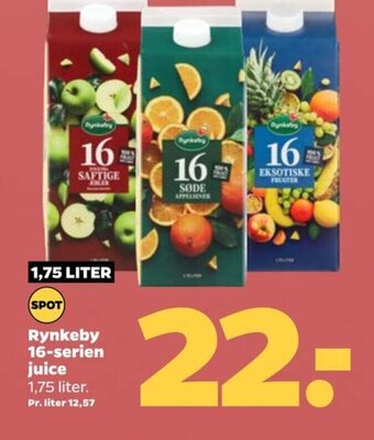 Netto Rynkeby 16-serien juice tilbud