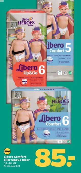 Netto Libero Comfort eller Up&Go bleer tilbud