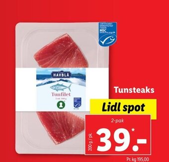 Lidl Tunsteaks tilbud