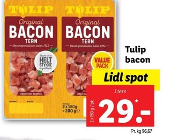 Lidl Tulip bacon tilbud