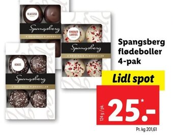 Lidl Spangsberg flødeboller 4-pak tilbud
