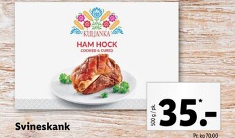 Lidl Svineskank tilbud
