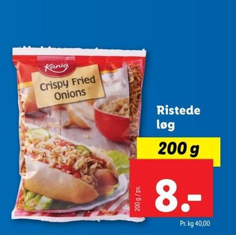 Ristede løg