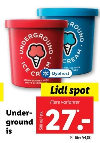 Lidl Under-ground is tilbud