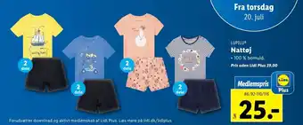Lidl LUPILUⓇ Nattøj tilbud