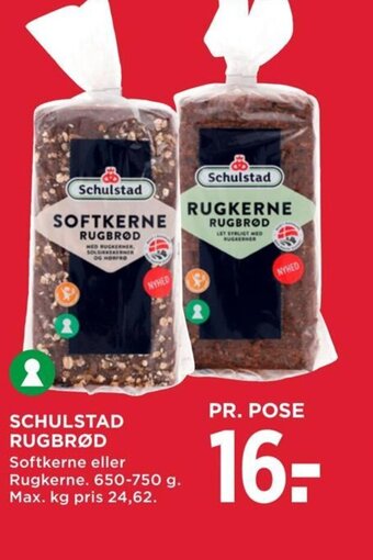 MENY SCHULSTAD RUGBRØD tilbud