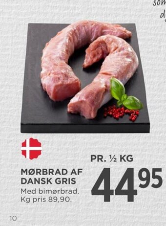 MENY MØRBRAD AF DANSK GRIS tilbud
