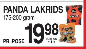 Panda lakrids