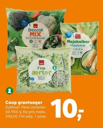 Coop grøntsager