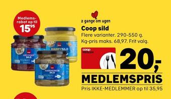 Kvickly Coop sild tilbud