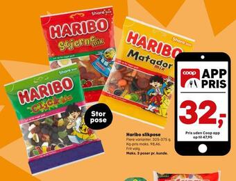 Kvickly Haribo slikpose tilbud