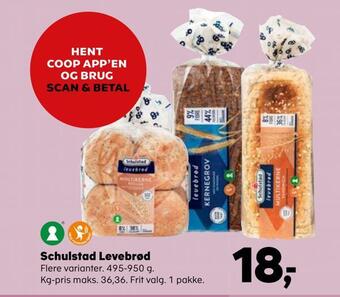 Kvickly Schulstad levebrød tilbud