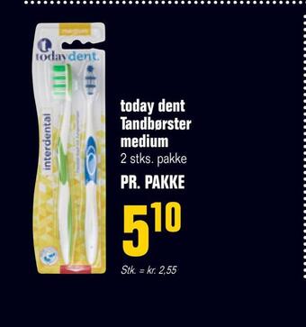 Poetzsch Padborg Today dent tandbørster medium tilbud