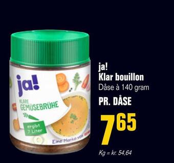 Poetzsch Padborg Ja! klar bouillon tilbud
