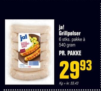 Poetzsch Padborg Ja! grillpølser tilbud