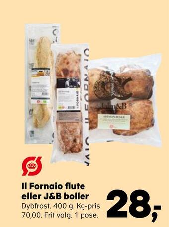 Il fornaio flute eller j&b boller