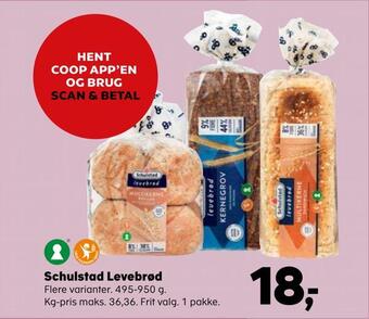 SuperBrugsen Schulstad levebrød tilbud