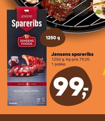 SuperBrugsen Jensens spareribs tilbud