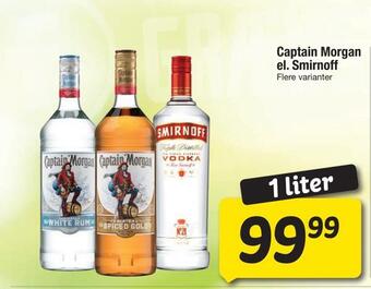 Fakta Tyskland Captain morgan el. smirnoff tilbud