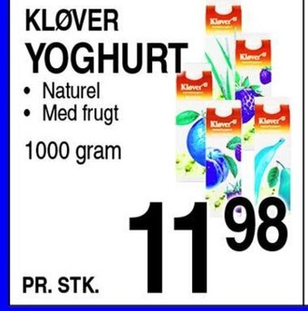 ABC Lavpris KLØVER YOGHURT tilbud