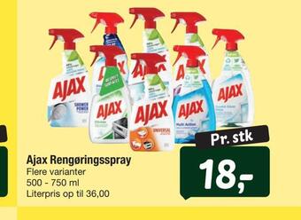 Fakta Tyskland Ajax rengøringsspray tilbud