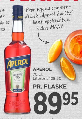 MENY Aperol tilbud