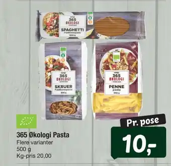 Fakta Tyskland 365 økologi pasta tilbud