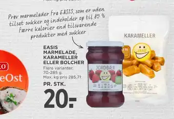 MENY Easis marmelade, karameller eller bolcher tilbud