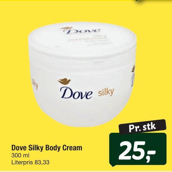 Dove silky body cream tilbud hos Fakta Tyskland