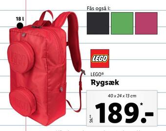 Lidl Rygsæk tilbud