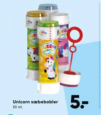Unicorn sæbebobler