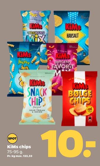 Netto Kims chips tilbud