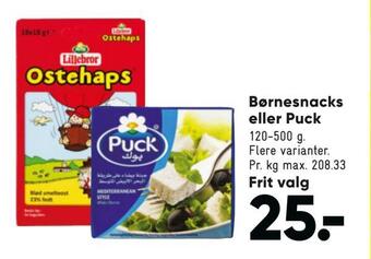 Bilka Børnesnacks eller puck tilbud